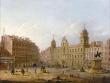 Charing Cross and Northumberland House late 18th century