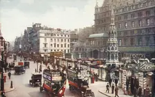 Charing Cross and the Strand, London, c1910. Creator: Unknown