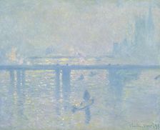Charing-Cross Bridge in London, 1899. Artist: Monet, Claude (1840-1926)