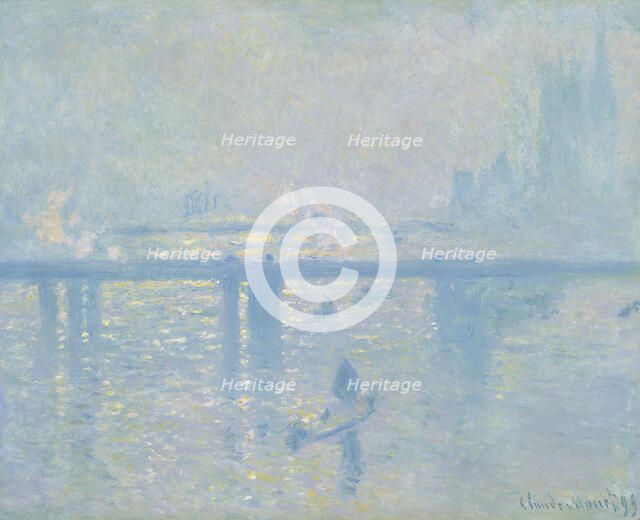 Charing-Cross Bridge in London, 1899. Artist: Monet, Claude (1840-1926)