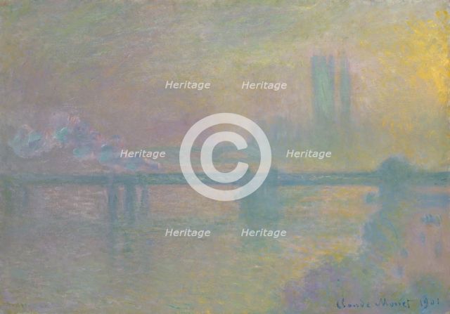 Charing Cross Bridge, London, 1901. Creator: Claude Monet.