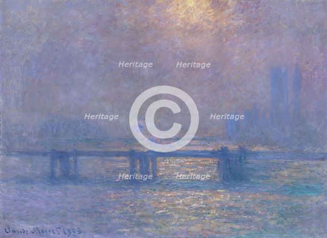 Charing Cross Bridge, the Thames, 1903. Creator: Monet, Claude (1840-1926).