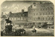 Charing Cross from Northumberland House in 1750 (1881). Creator: Unknown