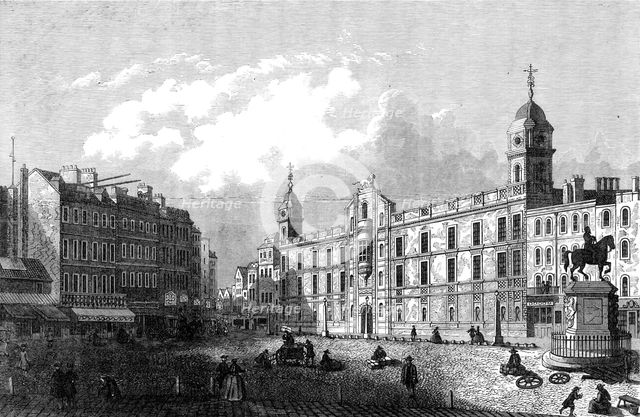"Charing-Cross", from a picture by Canaletto, 1864. Creator: Unknown.