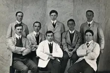 Charing Cross Hospital: a portrait of house surgeons, 1906. Creator: Unknown