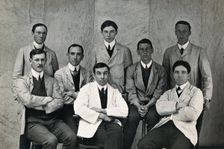 Charing Cross Hospital: a portrait of house surgeons, 1906. Creator: Unknown