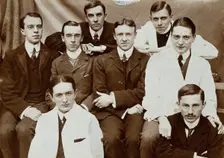 Charing Cross Hospital: a portrait of house surgeons, 1906. Creator: Unknown