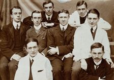 Charing Cross Hospital: a portrait of house surgeons, 1906. Creator: Unknown