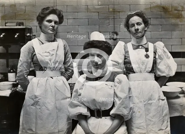 Charing Cross Hospital: portrait of theatre staff, 1904. Creator: Unknown.