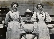 Charing Cross Hospital: portrait of theatre staff, 1904. Creator: Unknown