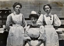 Charing Cross Hospital: portrait of theatre staff, 1904. Creator: Unknown