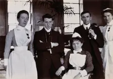 Charing Cross Hospital: staff portrait, 1904. Creator: Unknown