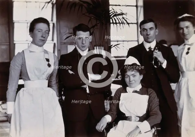 Charing Cross Hospital: staff portrait, 1904. Creator: Unknown.