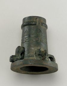 Chariot fitting: axle cap and linchpin, Eastern Zhou dynasty, 770-221 BCE. Creator: Unknown