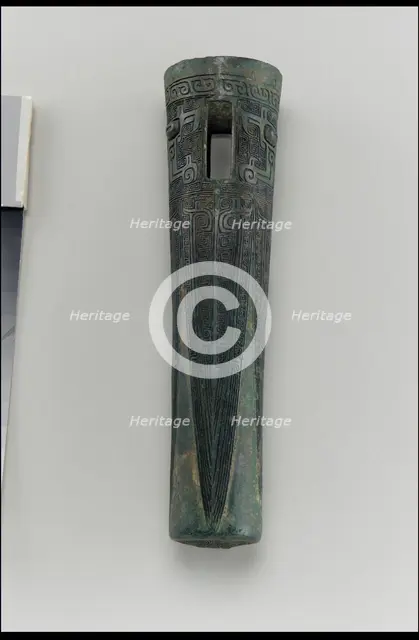 Chariot fitting: axle cap, Shang dynasty, ca. 1600-1050 BCE. Creator: Unknown.