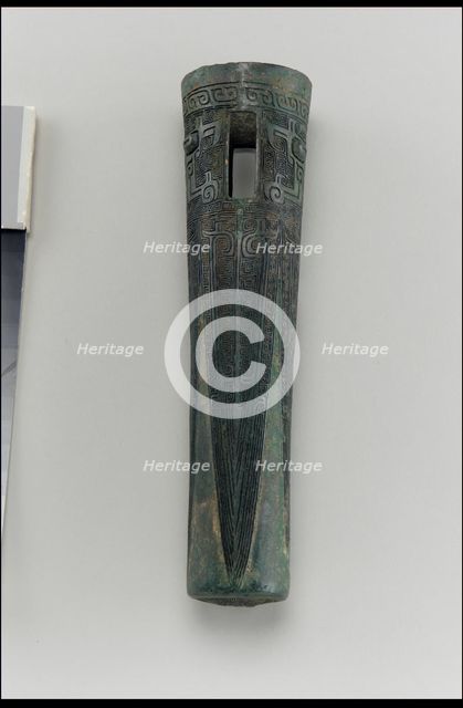 Chariot fitting: axle cap, Shang dynasty, ca. 1600-1050 BCE. Creator: Unknown.