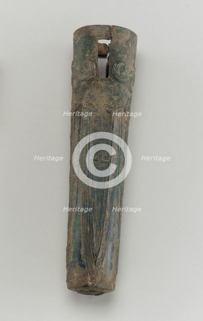 Chariot fitting: axle cap, Shang dynasty, ca. 1600-1050 BCE. Creator: Unknown.