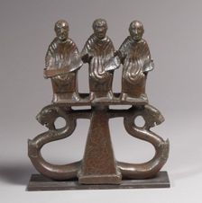 Chariot Mount with Three Figures, Late Roman or Byzantine, 300-500. Creator: Unknown