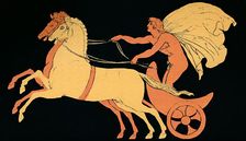 Chariot Race 1880. Artist: Antique