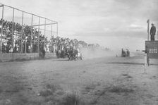Chariot race at 4th of July celebration, between c1900 and c1930. Creator: Unknown