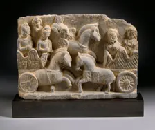 Chariot Scene, 3rd century. Creator: Unknown