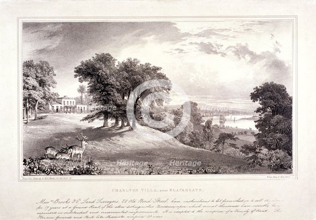 Charlton House near Blackheath, Greenwich, London, c1830.  Artist: William Day