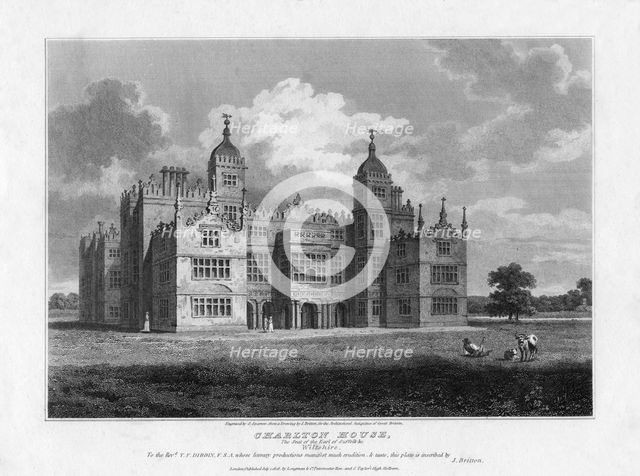 Charlton House, Wiltshire, 1808. Artist: S Sparrow