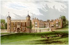 Charlecote Park, Warwickshire, home of the Lucy family, c1880