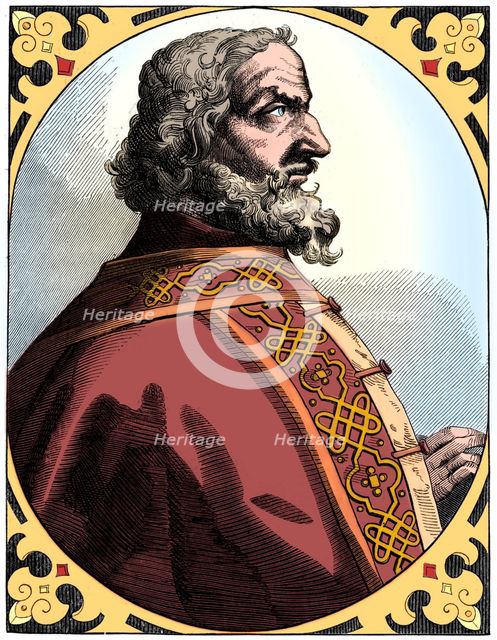 Charlemagne (712-814), Holy Roman Emperor and King of the Franks, 16th century (1849). Artist: Unknown.