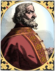 Charlemagne (712-814), Holy Roman Emperor and King of the Franks, 16th century (1849)