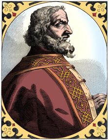 Charlemagne (712-814), Holy Roman Emperor and King of the Franks, 16th century (1849)