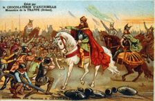 Charlemagne, King of the Franks, accepting the submission of the Saxons, 777 (19th century)