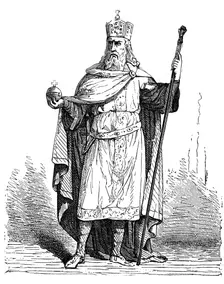 Charlemagne, King of the Franks and Holy Roman Emperor, late 8th - early 9th century (1882-1884)