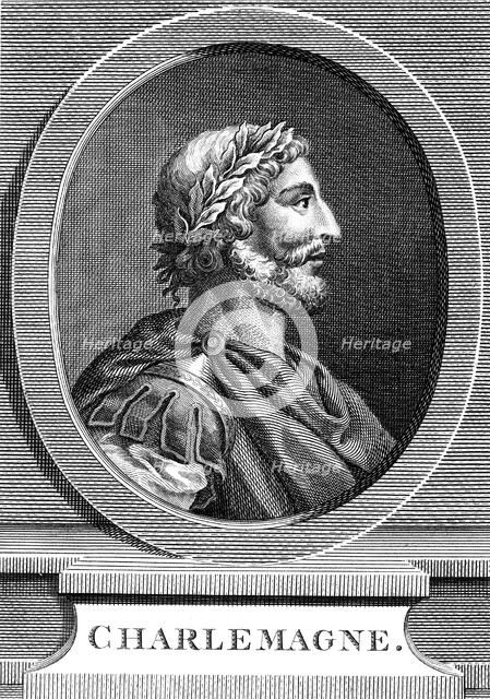Charlemagne, king of the Franks. Artist: Unknown
