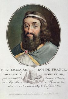 Charlemagne, King of France 1789. Artist: Ride