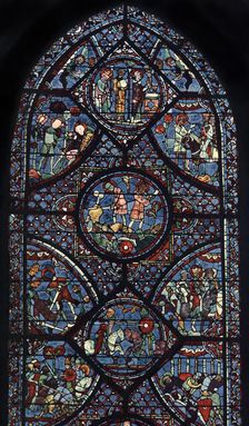 Charlemagne Window, Cathedral of Chartres, France, c1225