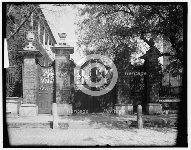 Charleston gate, Charleston, S.C., c1907. Creator: Unknown.