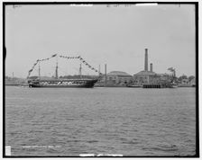 Charleston i.e. Charlestown Navy Yard, c1900. Creator: Unknown