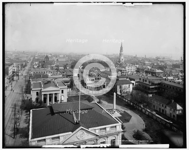 Charleston, S.C., general view from St. Michael's Church, c1900. Creator: Unknown.