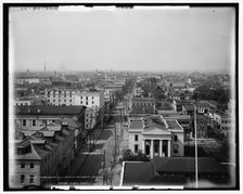 Charleston, S.C., from St. Michael's Church, c1902. Creator: William H. Jackson