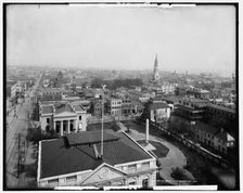 Charleston, S.C., general view from St. Michael's Church, c1900. Creator: Unknown