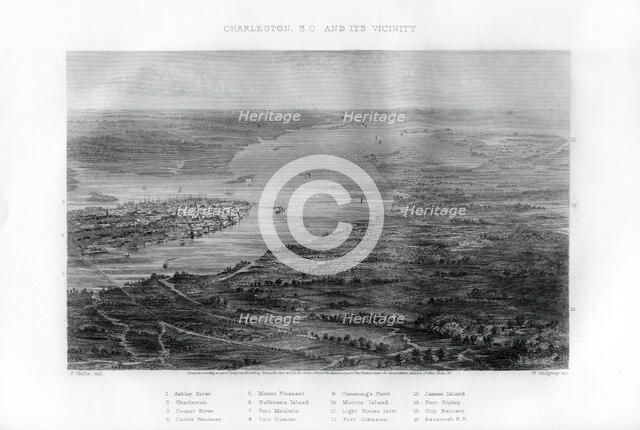 Charleston, South Carolina, 1862-1867.Artist: W Ridgway