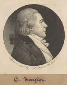 Charles Taylor, 1799. Creator: Charles Balthazar Julien Févret de Saint-Mémin