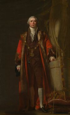 Charles Thorp as Lord Mayor of Dublin, c. 1800. Creator: William Cuming