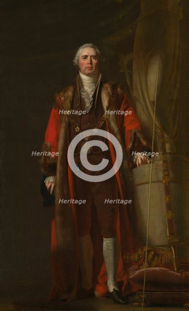 Charles Thorp as Lord Mayor of Dublin, c. 1800. Creator: William Cuming.