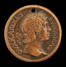 Charles the Bold, 1433-1477, Duke of Burgundy 1467 [obverse], 1474. Creator: Giovanni Candida