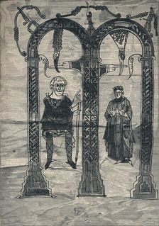 Charles The Great and His Wife, after the Earliest Portrait c775, (1907)