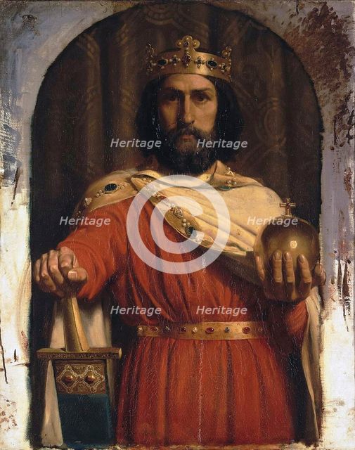 Charles the Great, King of the Franks', c1840.