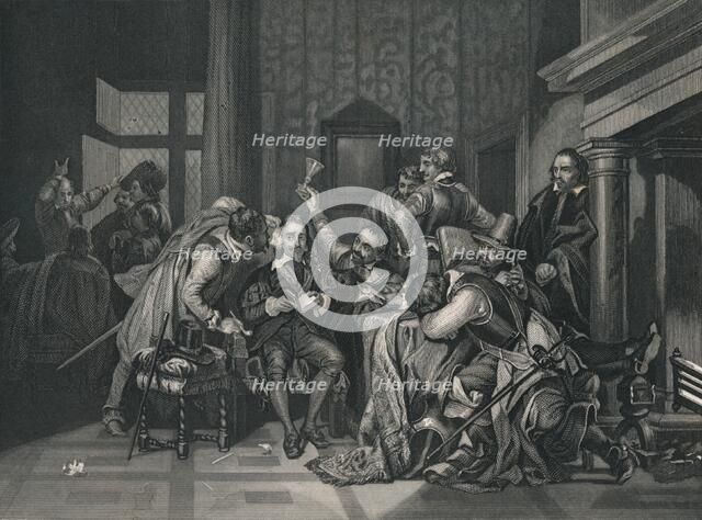 'Charles The First In The Guard Room', 1649, (mid 19th century).  Creator: J Rogers.