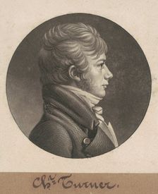 Charles Turner, 1807. Creator: Charles Balthazar Julien Févret de Saint-Mémin